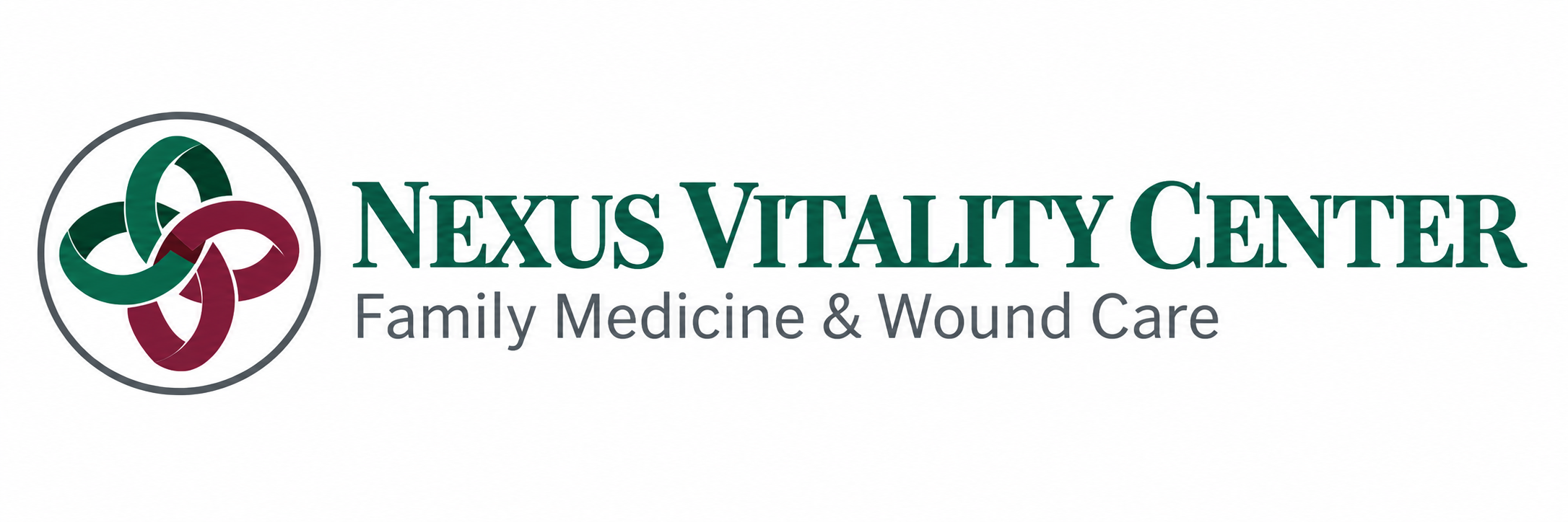 Nexus Vitality Center logo — Family Medicine & Wound Care
